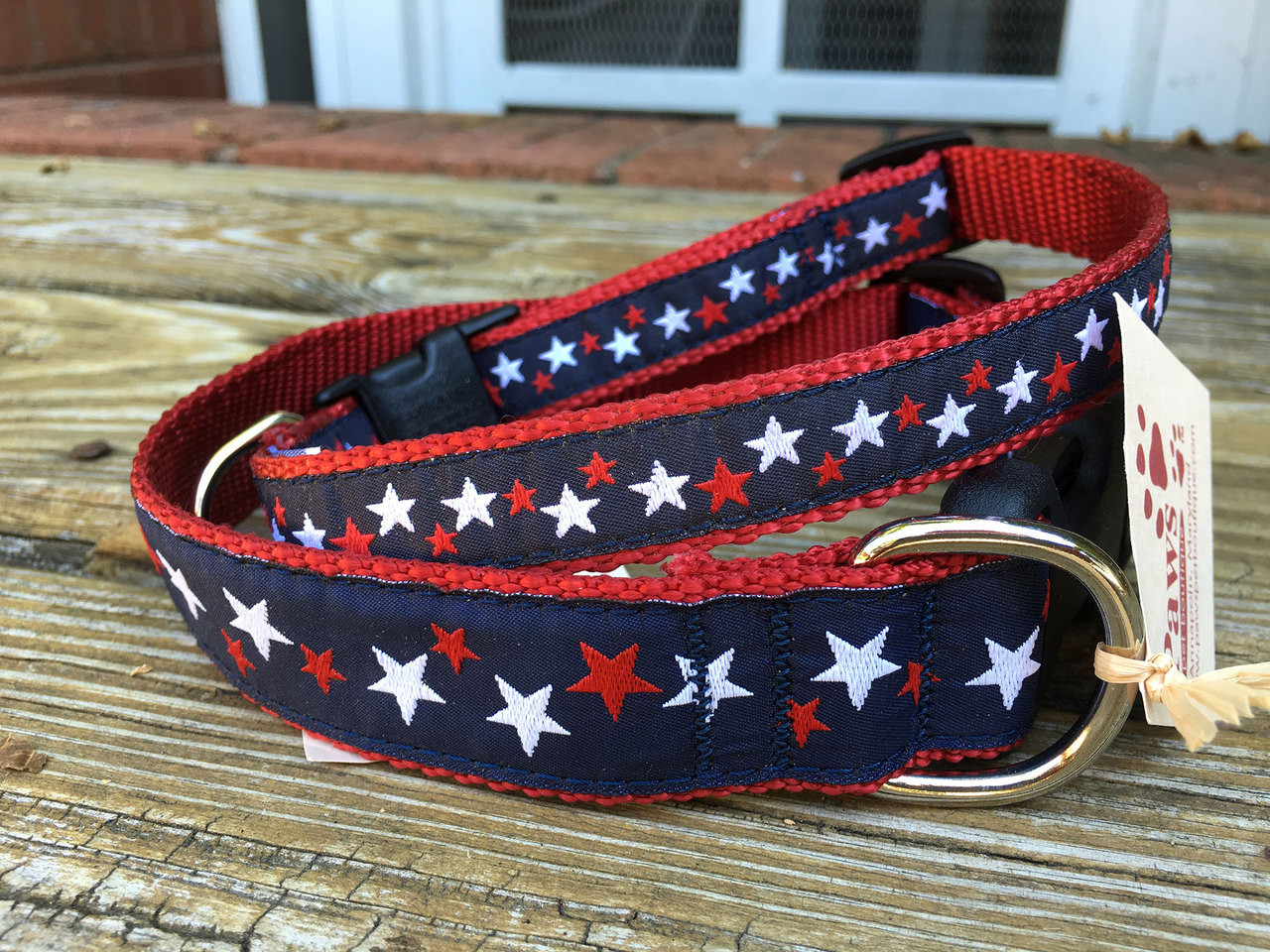 Patriotic Star Dog Collars | Designer 