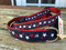 Red, White and Blue Dog Collars
