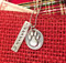 Silver Bar Charm with Name
(note: paw print charm sold separately)