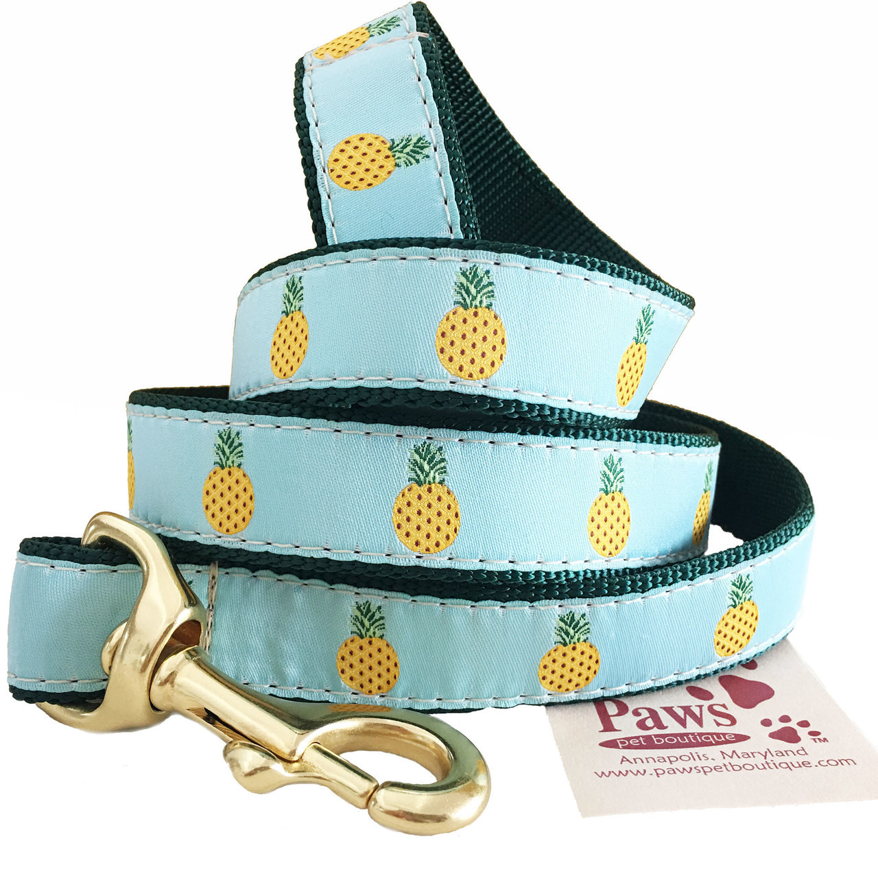 pineapple dog leash