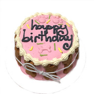 Pink Dog Birthday Cake baked in USA