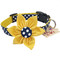 Polka Dot Flower Dog Collar