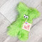 Fuzzy Green Tough Plush Dog Toy