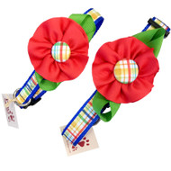 Colorful Cute Dog Collars with Detachable Flower