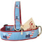 All American Whale Dog Collars Shown in Small and Medium Sizes