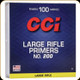 CCI - Large Rifle Primers - No. 200 - 100ct - 0011