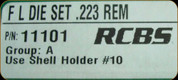 RCBS - Full Length Dies - 223 Rem - 11101