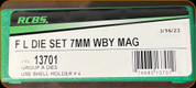 RCBS - Full Length Dies - 7mm Wby Mag - 13701