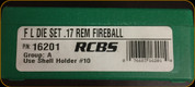 RCBS - Full Length Dies - 17 Rem Fireball - 16201