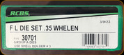 RCBS - Full Length Dies - 35 Whelen - 30701