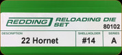 Redding - Full Length Sets - 22 Hornet - 80102