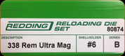 Redding - Full Length Sets - 338 Rem Ultra Mag - 80874