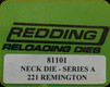 Redding - Neck Sizing Die - 221 Remington - 81101
