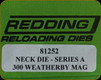 Redding - Neck Sizing Die - 300 Wby Mag - 81252