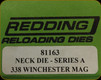 Redding - Neck Sizing Die - 338 Winchester Mag - 81163