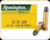 Remington - 32-20 Win - 100 Gr - High Performance Rifle - Lead Round Nose - 50ct - 28410