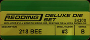 Redding - Deluxe Die Set - 218 Bee - 84200