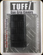 Tuff 1 slip on grip cover - Double Cross Grip - Black