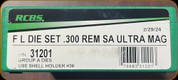 RCBS - Full Length Dies - 300 Rem SA Ultra Mag - 31201