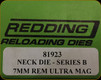 Redding - Neck Sizing Die - 7mm Rem Ultra Mag - 81923