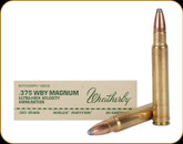 Weatherby - 375 Wby Mag - 300 Gr - Select Plus - Nosler Partition - 20ct