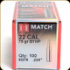 Hornady - 22 Cal - 75 Gr - Match - Boat Tail Hollow Point - 100ct - 2279