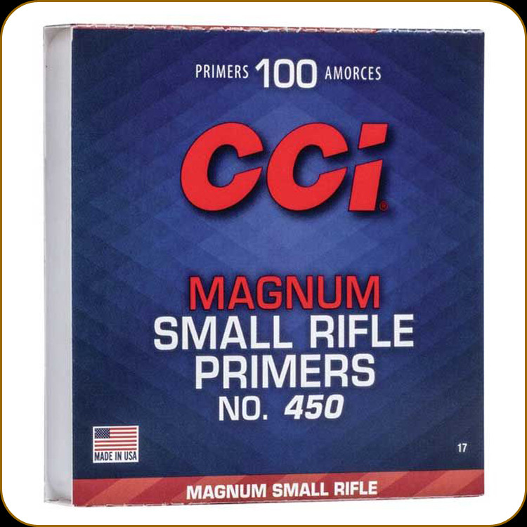 CCI - Small Rifle Magnum Primers - No. 450 - 100ct - 0017 - Prophet River Firearms