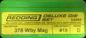 Redding - Deluxe Die Set - 378 Wby Mag - 84469