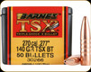 Barnes - 270 Cal - 140 Gr - TSX (Triple-Shock X) - Boat Tail - 50ct - 30266