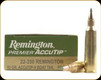 Remington - 22-250 Rem - 50 Gr - Premier Accutip-V Boat Tail - 20ct - 29186/PRA2250RB