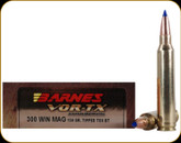 Barnes - 300 Win Mag - 150 Gr - VOR-TX - Tipped Triple Shock-X Boat Tail - 20ct - 21569