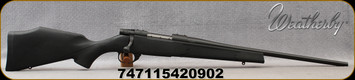 Weatherby - 243Win - Vanguard S2 Youth - Black Composite Stock/Blued Finish, 20"Barrel, Mfg# VYT243NRO0