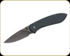 Buck Knives - Nobleman - 2 5/8" Blade - 420HC Stainless Steel - Black Crabon Fiber Graphic, Rubberized on Left Side Handle - 0327CFS-B/3086