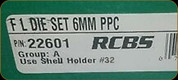 RCBS - Full Length Dies - 6mm PPC - 22601