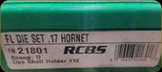 RCBS - Full Length Dies - 17 Hornet - 21801