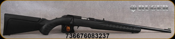 Ruger - 22WMR - American - Compact, BlkSyn, 18" - Mfg# 08323