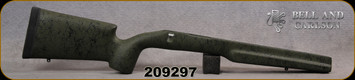 Bell and Carlson - Remington 700 BDL - Varmint/Tactical Vertical Grip Style - SA - Olive Green with Black Web