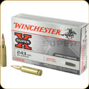 Winchester - 243 Win - 80 Gr - Super-X - Jacketed Soft Point - 20ct - X2431