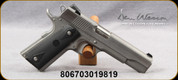 Dan Wesson - 45ACP - 1911 RZ-45 Heritage Government - Semi Auto Pistol - Rubber Grips/Stainless Steel Polished/Matte Finish, 5"Barrel, 8 RoundCapacity, Fixed Sights 