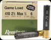 Remington - 410 2.5" - 1/2oz - Shot 6 - Game Loads - 20ct - 20014/GL4106