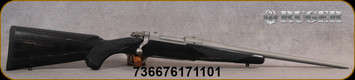 Ruger - 308Win - M77 Hawkeye Laminate Compact - Black Laminate Stock/Hawkeye Matte Stainless Finish, 16.5"Barrel, 1:10"Twist, Mfg# 17110 - STOCK IMAGE