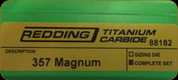Redding - Titanium Carbide Die Set - 357 Magnum - 88182