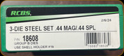 RCBS - 3-Die Steel Set - 44Mag/44Spl - 18608