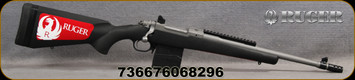 Ruger - M77 - 308Win - Gunsite Scout, BlkSynSS, threaded barrel, muzzle break, 16" - Mfg# 6829
