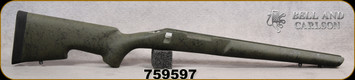 Bell and Carlson - Remington 700 BDL - Long Range Tactical Thumb Hook - SA - Olive Green With Black Web