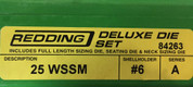 Redding - Deluxe Die Set - 25 WSSM - 84263