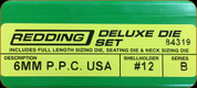 Redding - Deluxe Die Set - 6MM P.P.C. - 84319