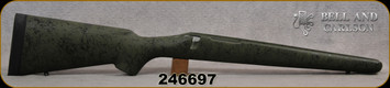 Bell and Carlson - Remington Model 7 - Sporter Style - Olive Green With Black Web