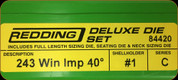 Redding - Deluxe Die Set - 243 Winchester Imp - 84420