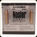Nosler - 6.5x55 Swedish Mauser - Premium Brass - 50ct - 10212